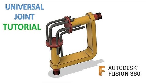 Autodesk Fusion 360: Universal Joint Tutorial