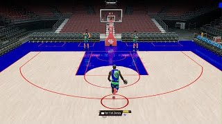 Recreation of the free throw dunk