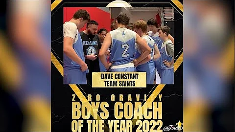 Dave Constant 2022 Zero Gravity Boys Coach Of The ...