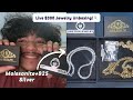 Luke zion jewelry 55mm rock chain  harlembling silver and moissanite jewelry  live unboxing 