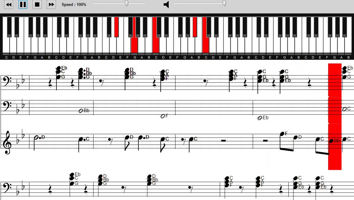 John Newman - Out Of My Head Piano Tutorial with Sheet Music on screen ...