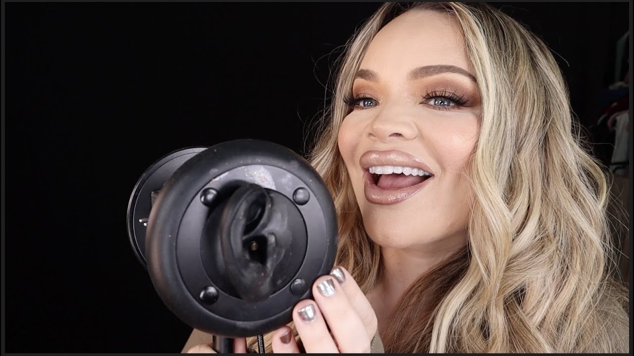 ASMR I Miss You! (3dio whispering + ear cleaning)