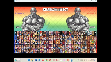 Neo Geegus from World Heroes In CVS POTS Style for Capcom Vs SNK Evolution Kore