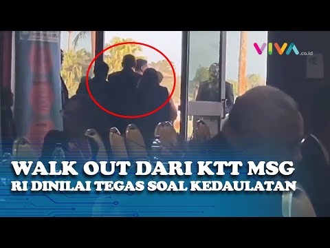 Delegasi Indonesia Walk Out Ketika Benny Wenda Hendak Pidato di KTT MSG