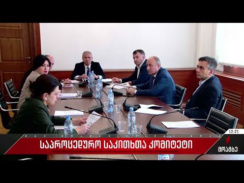 საპროცედურო საკითხთა კომიტეტი