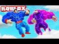 STRONGEST SUPERHERO vs SUPER VILLAIN IN MAD CITY! (Roblox Mad City Roleplay)