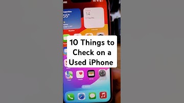 Checklist When Buying a Used iPhone