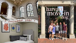 FRESHMAN YEAR MOVE-IN VLOG  ‎📕  ‎‎‎harvard university ‏‏