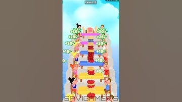 Pancake run (lvl 22-23) | mini games #shorts #Androidgames #iOSgames