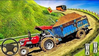 Heavy Tractor Trolley Cargo Simulator 3D - Farming Cargo Driver - Android Gameplay screenshot 2