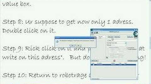Robotrage Hacking tutorial whit cheatengine