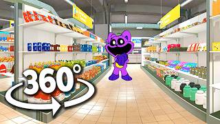 360° Poppy Playtime - Supermarket | 4K VR 360 Video [ CATNAP EDITION ]
