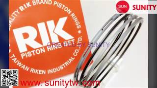 TAIWAN SUNITY - Taiwan rik piston ring set for Yanmar 6LAH-ST 6LAH 150MM marine diesel engines