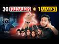 30 Telecallers Vs 1 AI Agent ⚠️ Duniya Ka Sabse Bada Takhtapalat | AI Telecaller & CRM