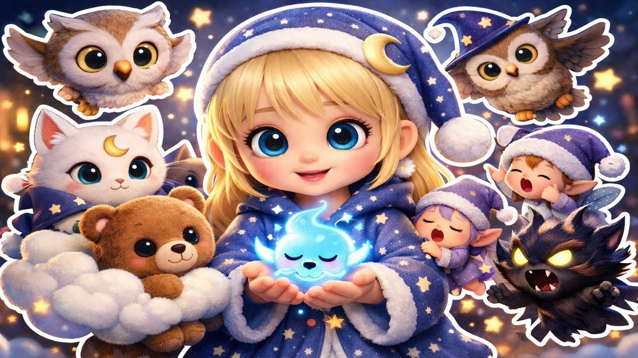 The Spell That Wouldn’t Sleep – Lumi’s Gentle Bedtime Magic 🌙✨