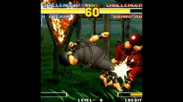 KOF 95 KIM CHANG CHOI SUPER MOVES #shorts #kof