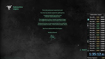 Submachine: Legacy All Chapters in 1:35:12.81