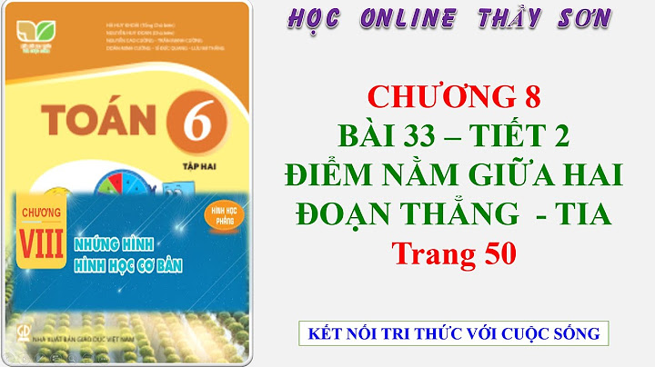 Bài 33 toán hình lớp 6 tập 2 năm 2024