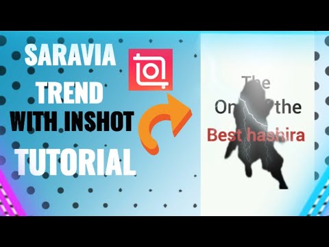 [Easy tutorial] How to make saravia trend. Saravia trend edit tutorial inshot