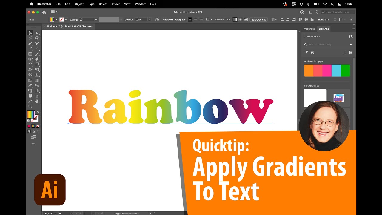 Quick Tip: How to Apply a Gradient to Text in Illustrator