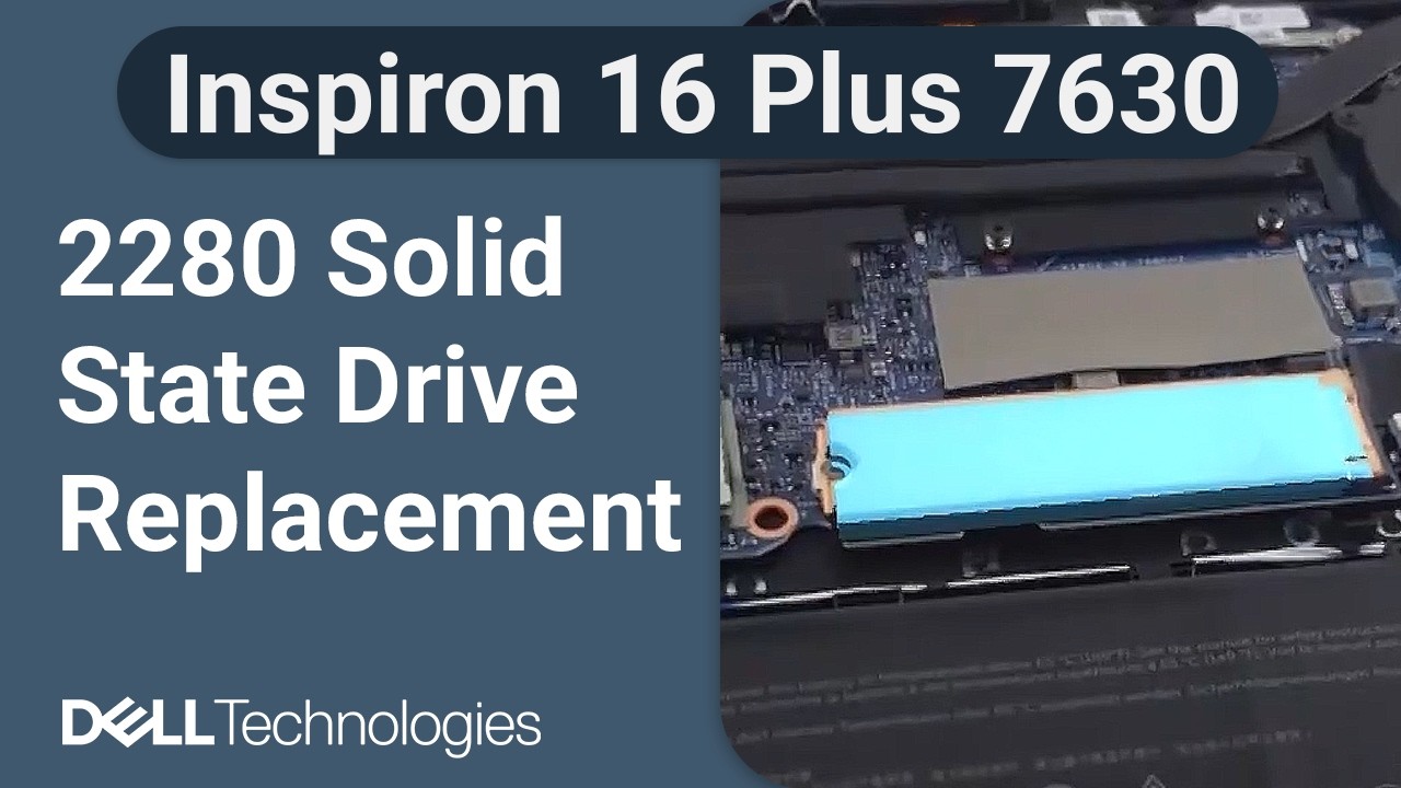 Dell Inspiron 16 Plus 7630 with NVIDIA and Intel | How to replace