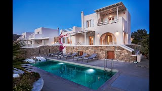 Inside the Sunset Villa at Paradisia Villas, Mykonos – Luxury & Breathtaking Views 🌅✨