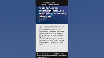 AI Coding Assistant Supermaven Raises Cash From OpenAI And Perplexity Co founders