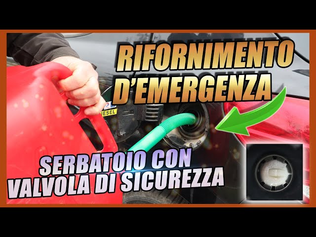ADDITIVI e CARBURANTI nel SERBATOIO DIESEL dotato di valvola di sicurezza o auto-chiusura