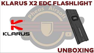 [UNBOXING] [REVIEW] KLARUS X2 EDC - A nifty compact tactical flashlight