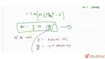 RATE OF ENERGY TRANSFER BY SINUSOIDAL WAVES ON STRINGS