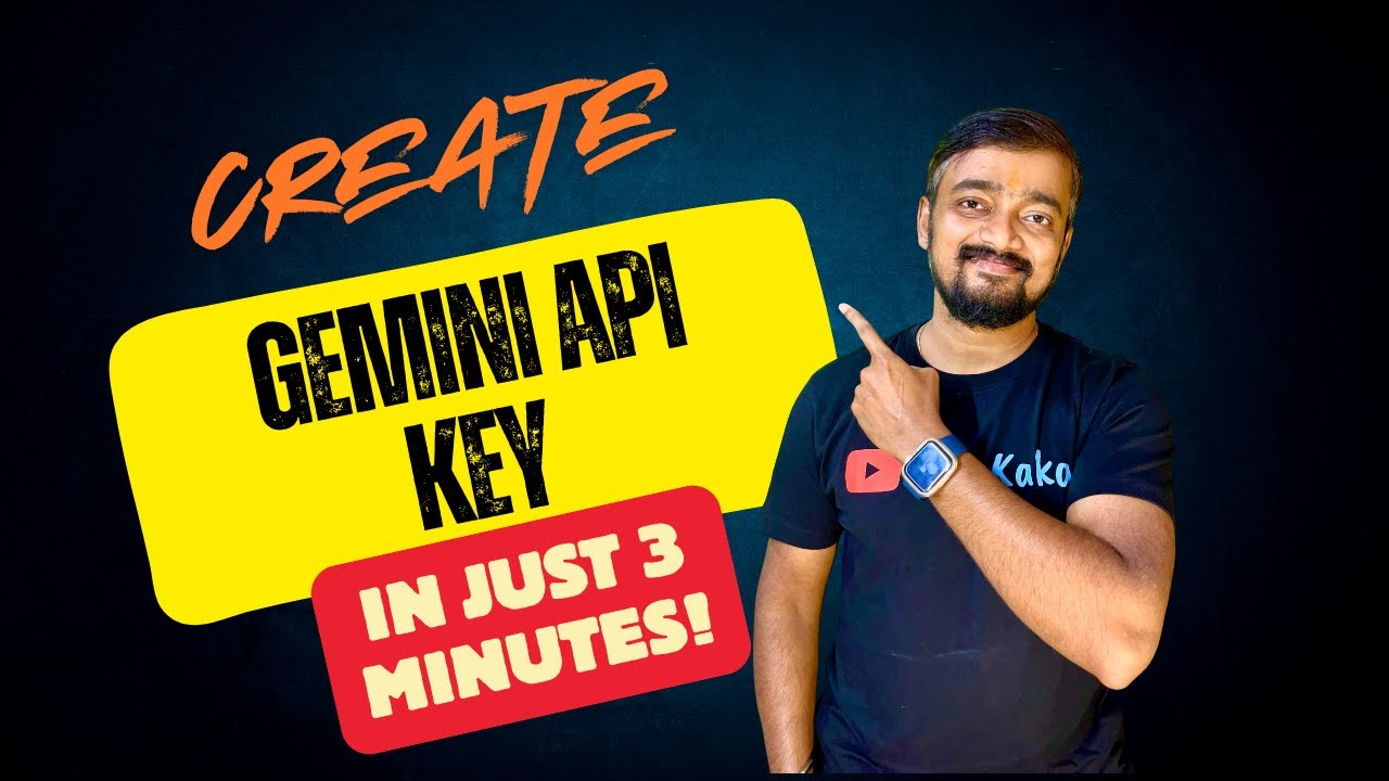 How to Create Gemini API Key in Under 3 Minutes! 🔥 Quick Guide - YouTube