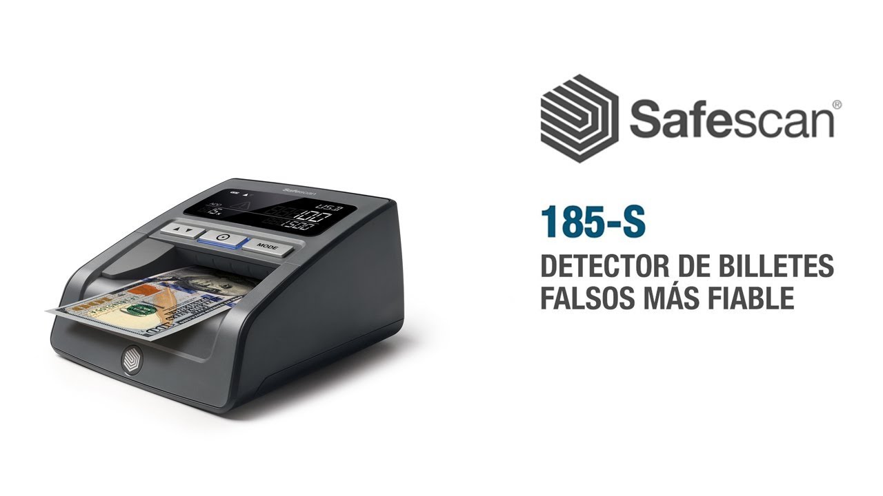 Safescan 185-S detector de billetes falsos