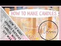 How I make candles and how I made these sprinkle birthday candles with instructions & labels