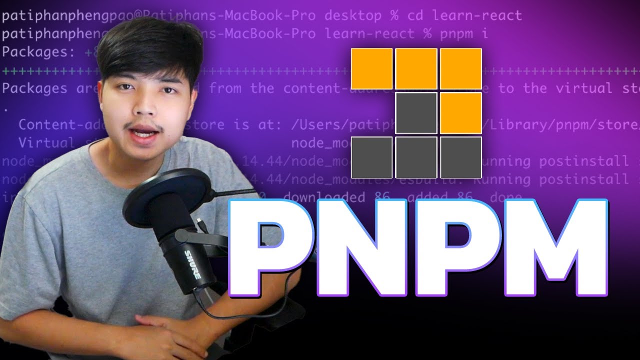เปลี่ยนจาก NPM/Yarn มาลองใช้ PNPM กันครับ เพราะมันเร็วมาก 👨‍💻💯 - YouTube