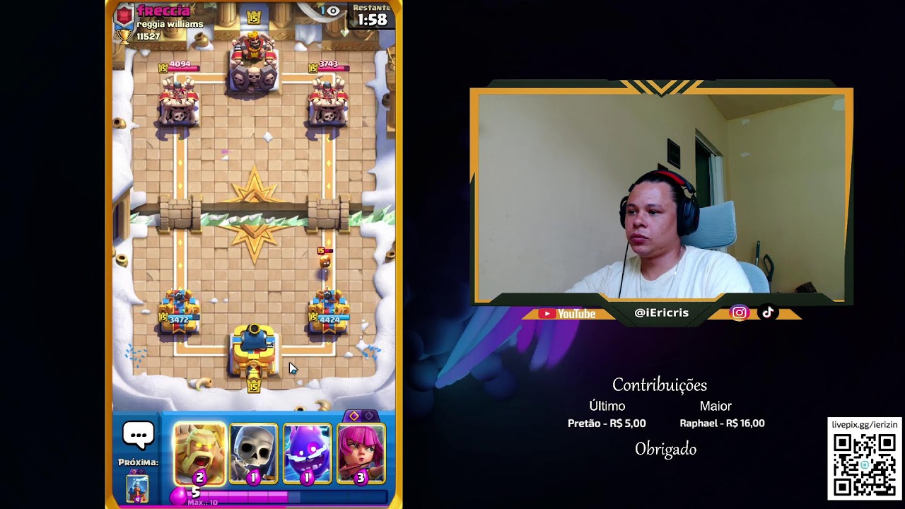 Bom Dia , Live on Clash bate papo e gameplay
