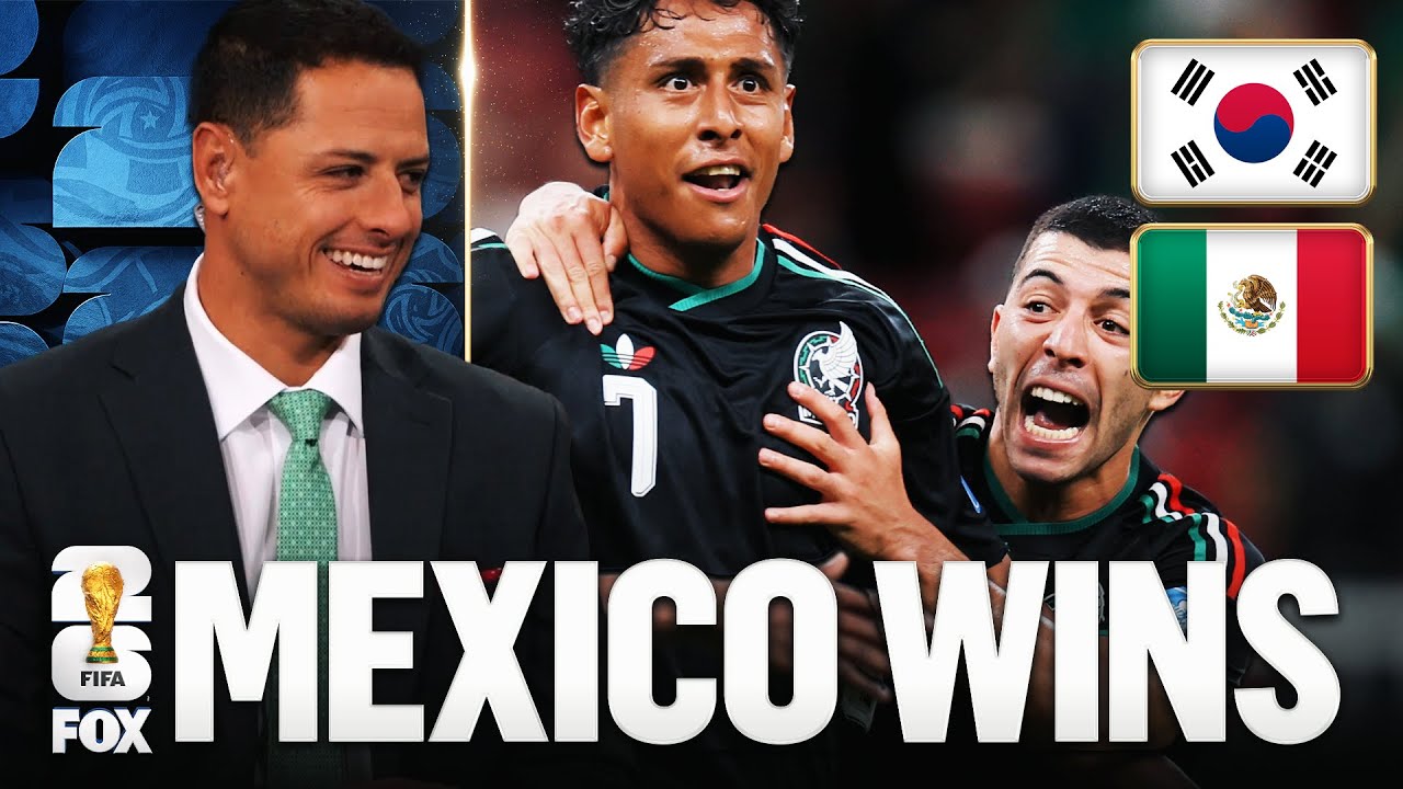 Mexico WINS Group A | Javier Hernández REACTS to Mexico Advancing to Round of 32