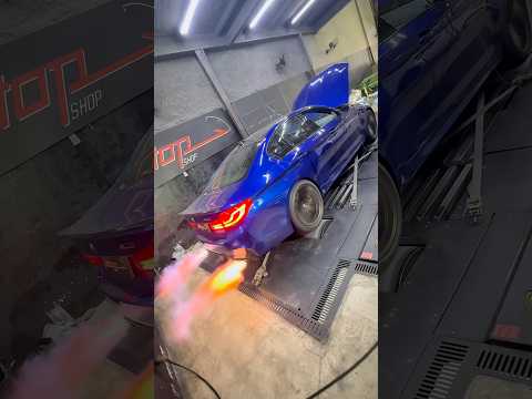 BMW F90 M5 SPITS MASSIVE FLAMES ON DYNO S4T STAGE 2 Stage4tuning Bmw M5 Cars 