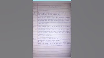 Class 10th Science 2 Activity Sheet 4