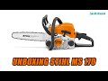 Unboxing & Test Chainsaw STIHL MS 170