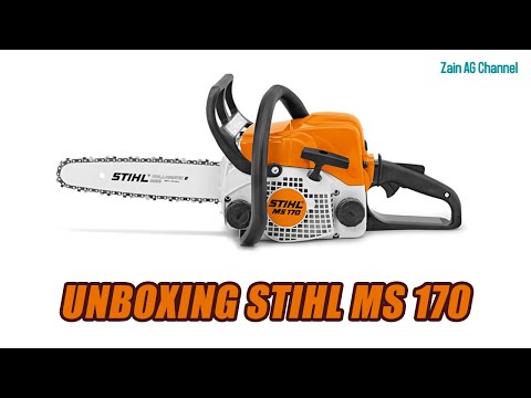 Unboxing & Test Chainsaw STIHL MS 170