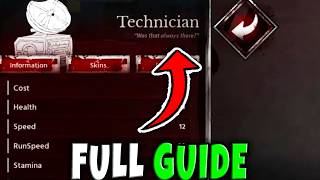 TECHNICIAN FULL GUIDE in BITE BY NIGHT how to GET &amp; ABILITIES GUIDE Roblox