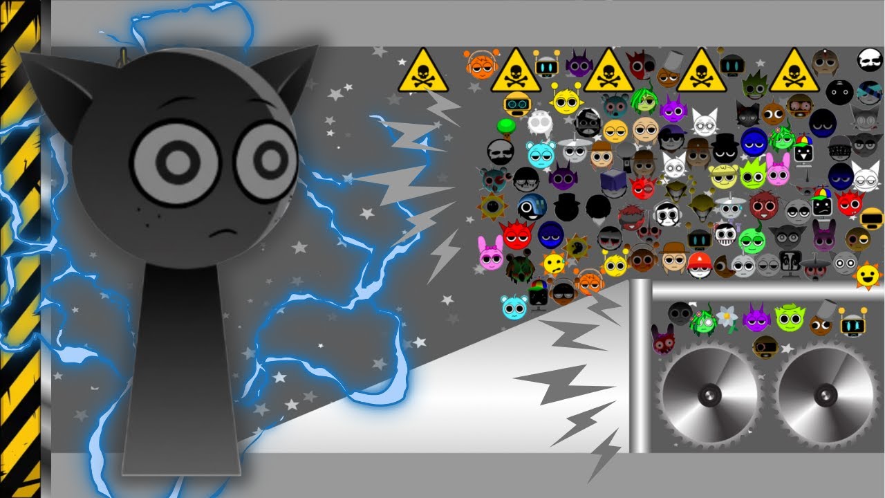 Escape from Sprunki Gray Horror! - ALL 100+ Sprunki Survival Marble Race In Algodoo | Round 9