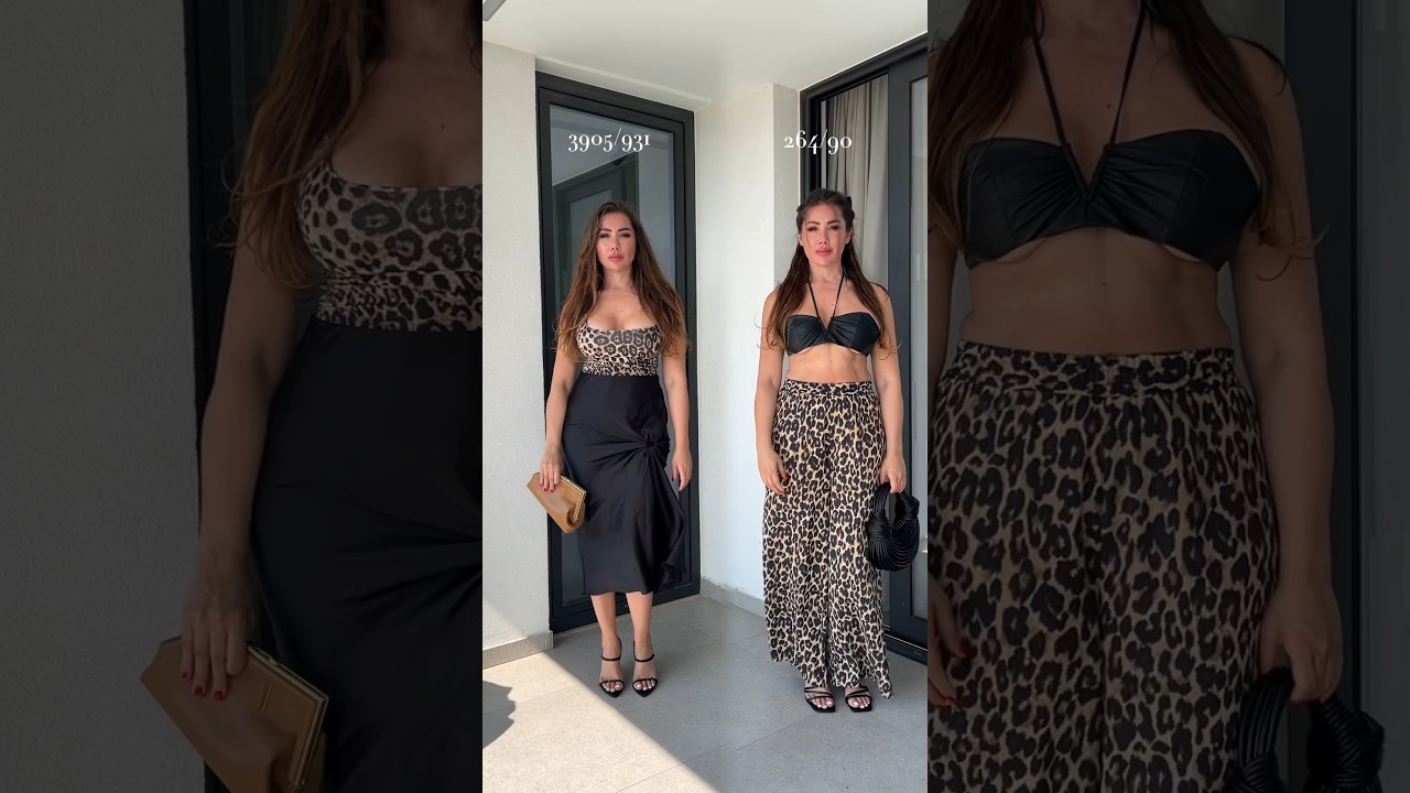 Zara New In Leopard print 🤩 Too Vs Pants 🤩😘 