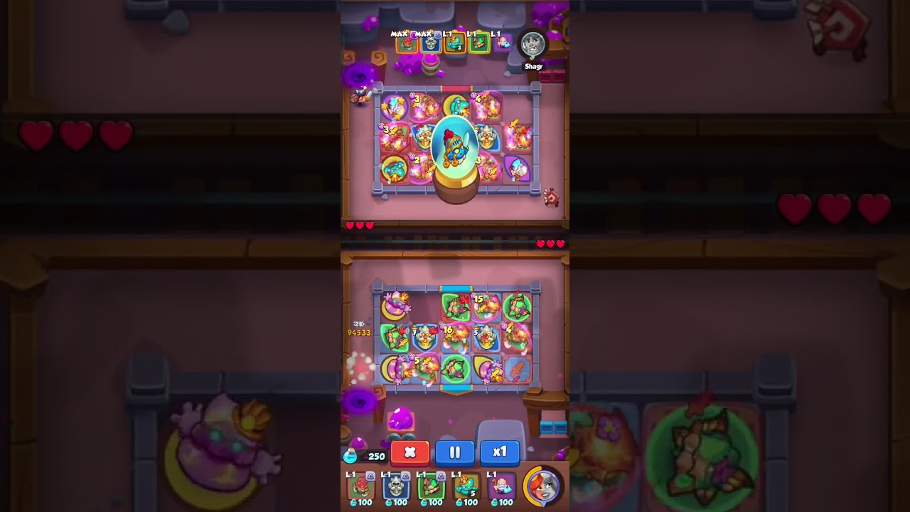 RUSH ROYALE! 2.4K CRIT BATTLE OF THE BLADE DANCERS INSANE!