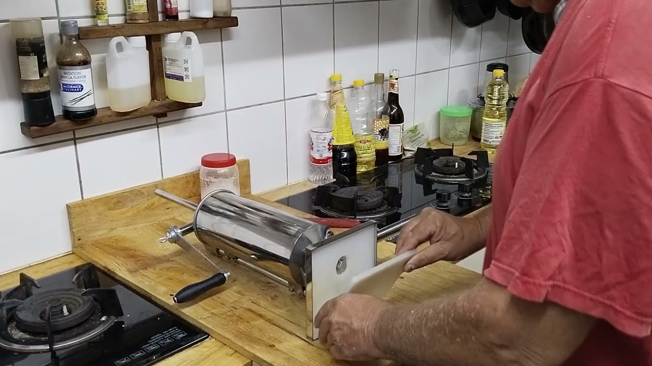 "Stabil pølsestopper – klar til brug"