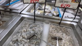 Seafood variety 🦞🐟🐙 at LA Mart