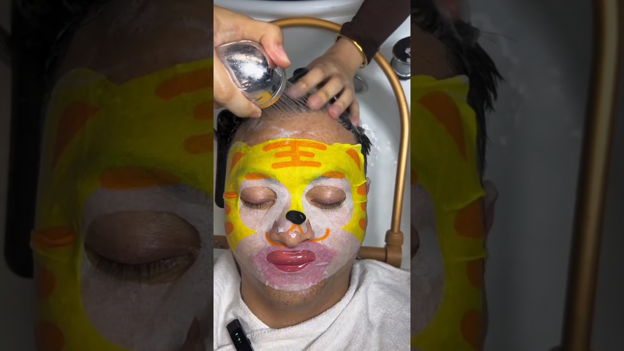 face & washing ASMR||🤕 face massage therapy fair skincare facial beauty 