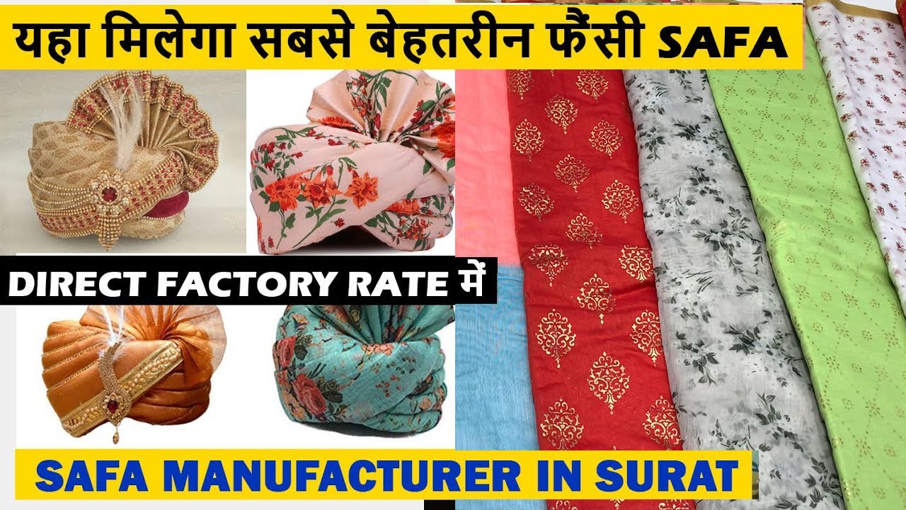 Safa Making Top Wedding Safa Manufacturers in Surat | Fancy Safa & Safa ...