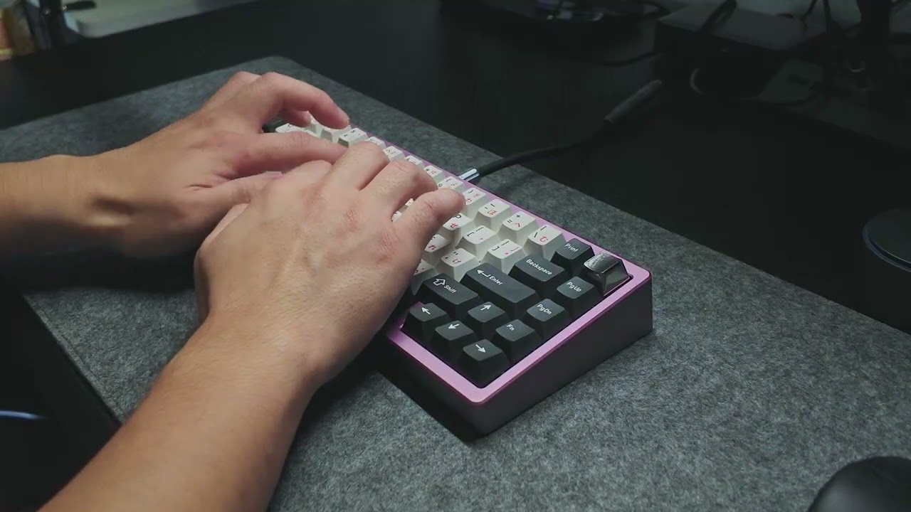 Kohaku sound test | Cherry Nixies | CF plate