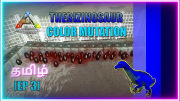 THERIZINOSAUR COLOR MUTATION | ARK MOBILE TAMIL | MUTATION EP 3 | MR RAPTOR | RAPTORS GAMING.